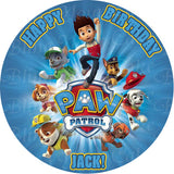 Paw Patrol Edible Icing Cake Decor Toppers - PP4