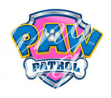 Pink Paw Patrol Logo Edible Icing Sheet Cake Decor Topper - PP6