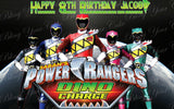 Power Rangers Dino Charge Edible Icing Sheet Cake Decor Topper - PWR1