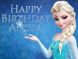Disney Frozen Princess Elsa Edible Icing Sheet Cake Decor Topper - DFE1