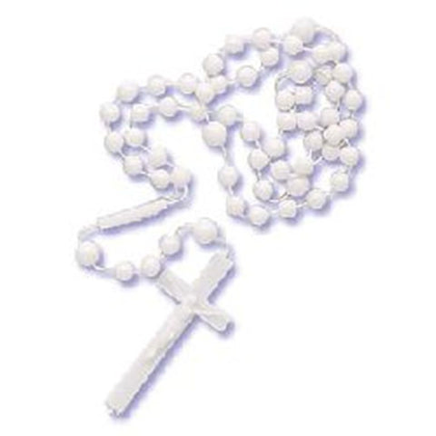 Rosary Cake Topper - White