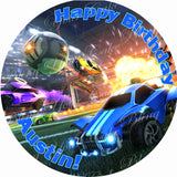Rocket League Edible Icing Sheet Cake Decor Topper - RL3
