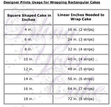 Black Music Notes Edible Icing Cake Wraps - MUS1
