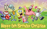 SpongeBob Edible Icing Sheet Cake Decor Topper