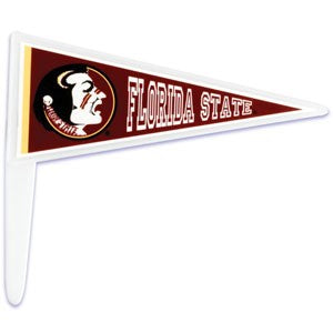 12 University of Florida State Seminoles Pennant Cupcake Picks