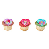 24 Shimmer & Shine Make a Wish Cupcake Topper Rings