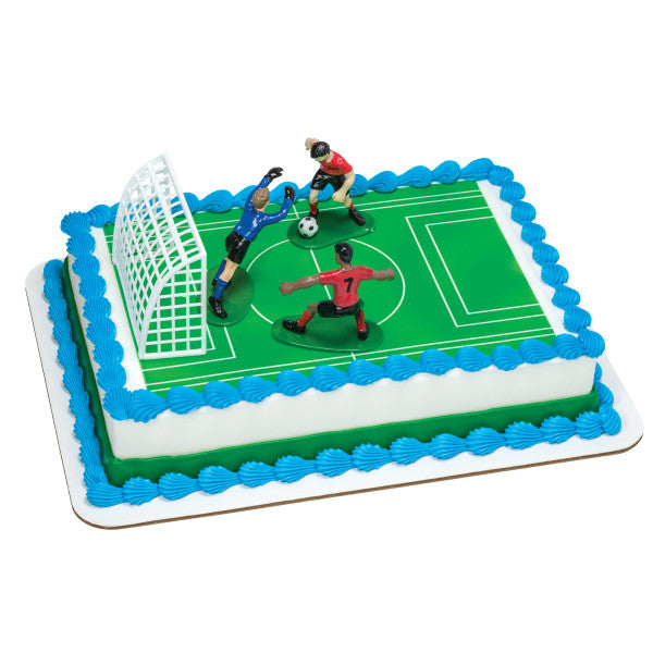 Soccer Kick Off Cake Topper