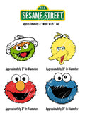 Sesame Street Elmo, Big Bird, Cookie Monster & Oscar the Grouch Edible Icing Cake Decor Topper