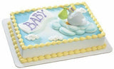 Special Delivery Stork Baby Shower Cake Topper