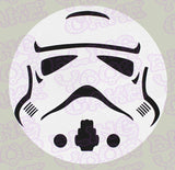 Star Wars Darth Vader and/or Storm Trooper Helmet Edible Icing Cupcake Decor Toppers