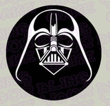 Star Wars Darth Vader and/or Storm Trooper Helmet Edible Icing Cupcake Decor Toppers