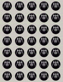 Star Wars Darth Vader and/or Storm Trooper Helmet Edible Icing Cupcake Decor Toppers