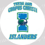 Texas A&M University Corpus Christi Logo Edible Icing Sheet Cake Decor Topper - TAMCC1