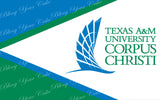 Texas A&M University Corpus Christi Flag Edible Icing Sheet Cake Decor Topper - TAMCC2