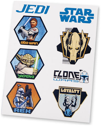 Star Wars Clone Wars Temporary Tattoos