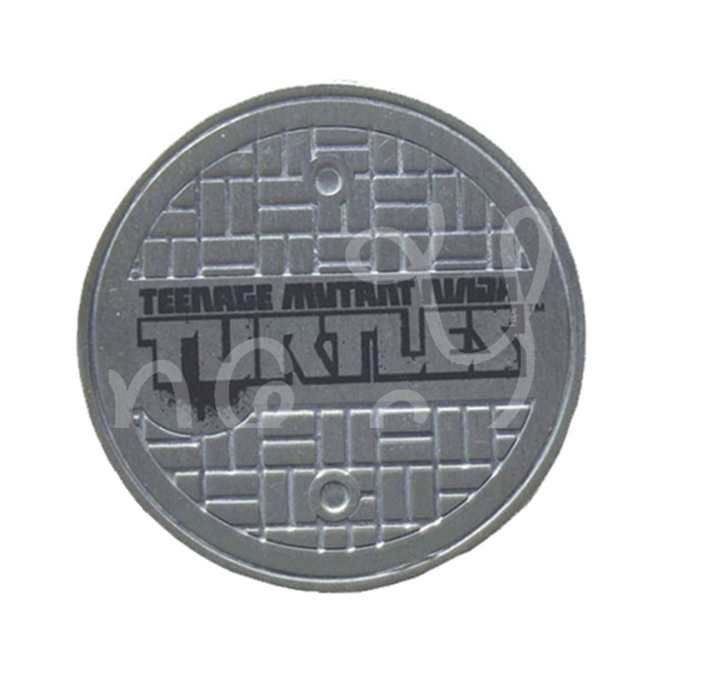 TMNT Teenage Mutant Ninja Turtle Sewer Cover Edible Icing Sheet Cake Decor Topper - TMNT12