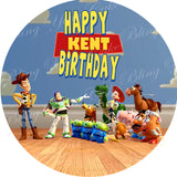 Disney Toy Story Logo Edible Icing Sheet Cake Decor Topper