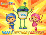 Team Umizoomi Edible Icing Sheet Cake Decor Topper - TUZ1