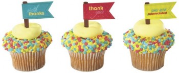 12 Appreciation Cupcake Flexi-Picks