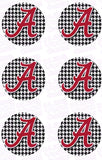 University of Alabama Houndstooth Edible Icing Sheet Cake Decor Topper - UA2