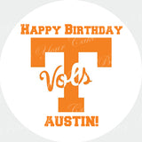 University of Tennessee Edible Icing Sheet Cake Decor Topper - UT1