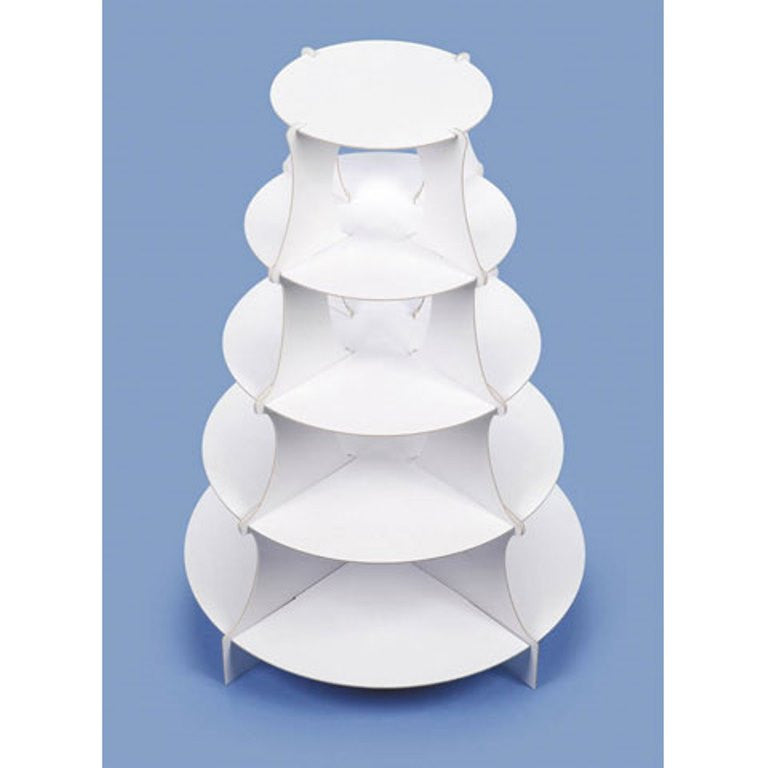 Victoria Lynn™ 5-Tiered Dessert Tower - Round - White - 15 x 20 inches