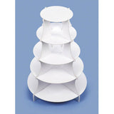 Victoria Lynn™ 5-Tiered Dessert Tower - Round - White - 15 x 20 inches