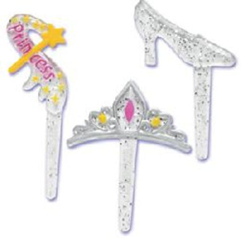 12 Princess Cupcake Picks