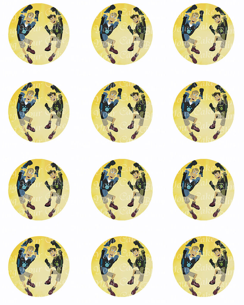 Wild Kratts Edible Icing Sheet Cake Decor Topper - WK2
