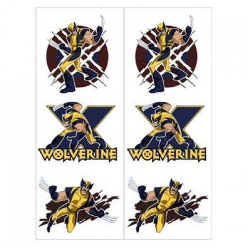 Wolverine And The X-Men Temporary Tattoos