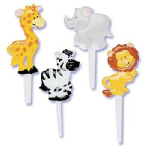 12 Zoo Animal Cupcake Picks