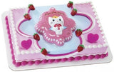 Angel Cat Sugar Loving Heart Cake Topper