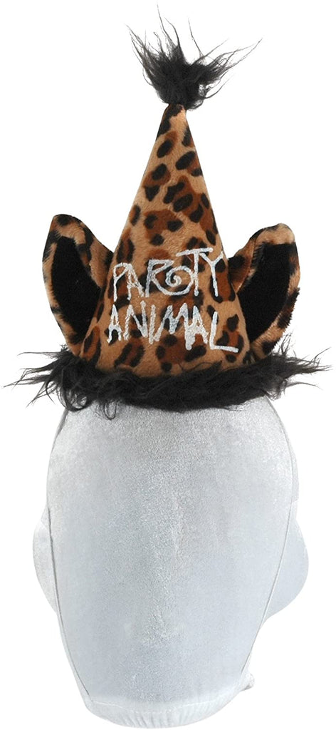 Leopard Print Party Animal Cone Hat by Elope