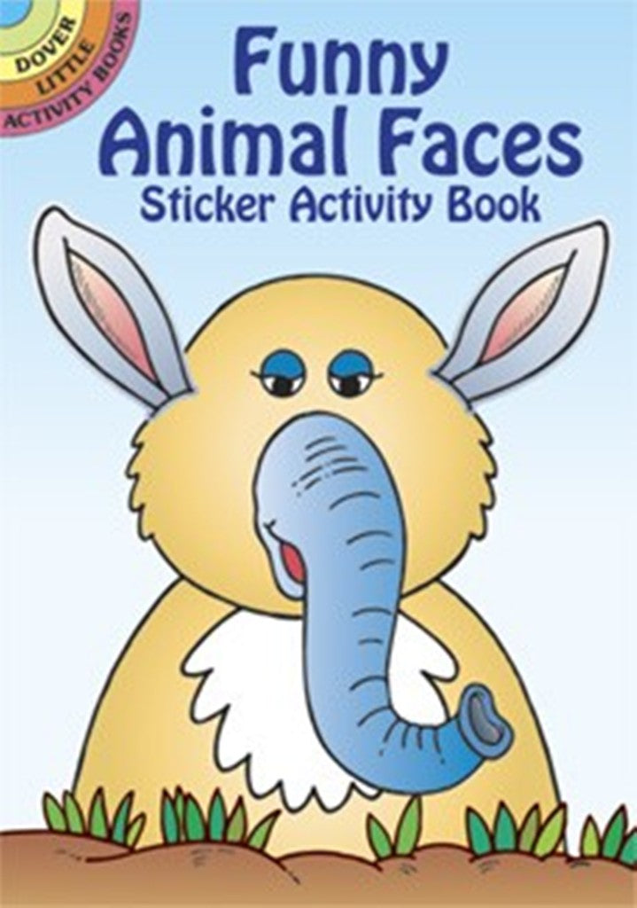 Funny Animal Faces Sticker Little Activity Book