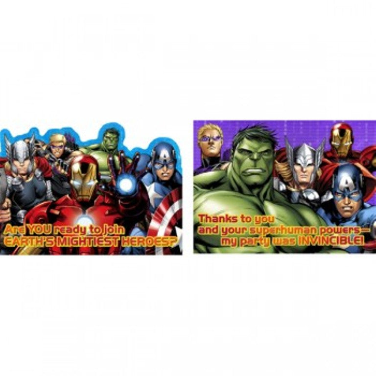 Avengers Assemble Invitations & Thank You Notes