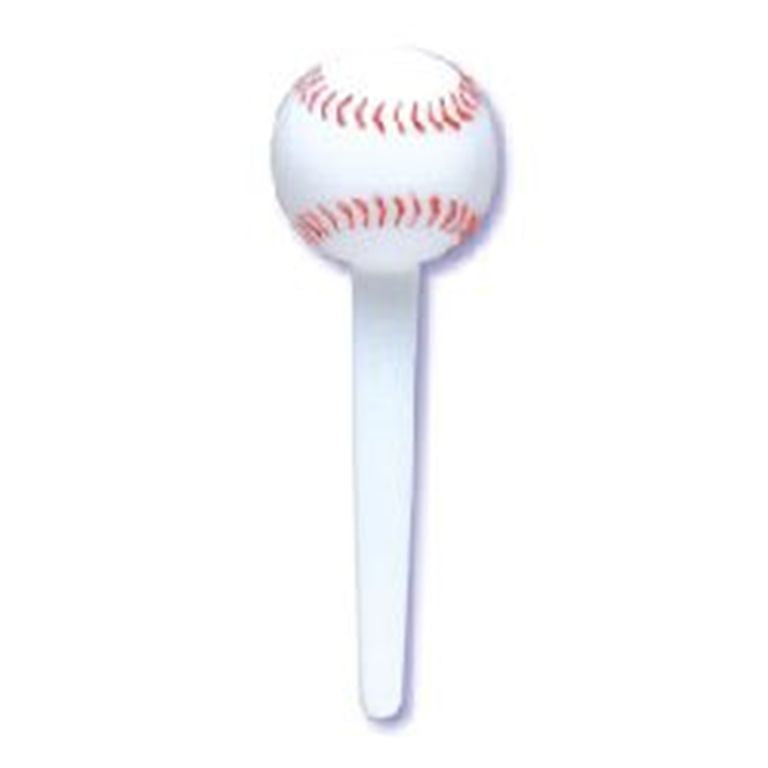 24 Baseball 3D Cupcake Picks