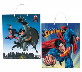 Batman/Superman Treat Bag Halloween Candy Trick or Treat Bag