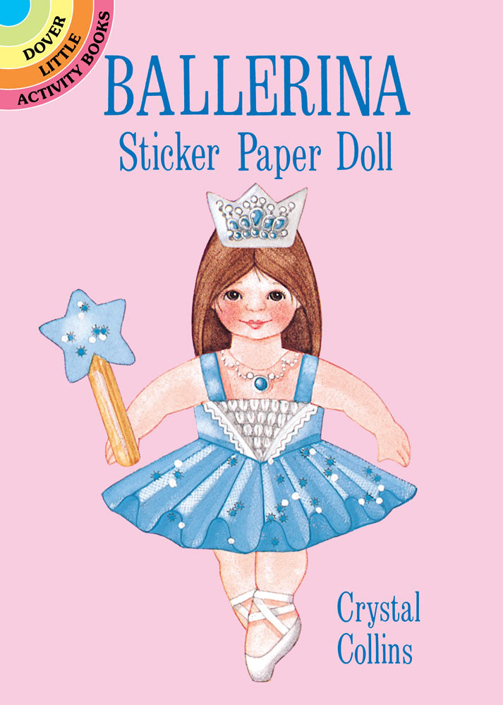 Peaceable Kingdom Sticker Crafts Ballerina Stand-Up Dolls Foil Art