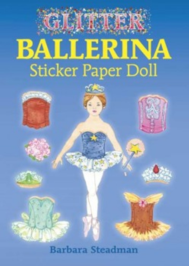 Glitter Ballerina Sticker Paper Doll Little Activity Book