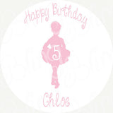 Ballerina Edible Icing Sheet Cake Decor Topper - BD1