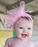 RuffleButts Pink Hepburn Headband