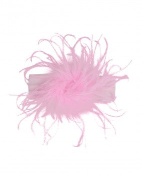 RuffleButts Pink Hepburn Headband