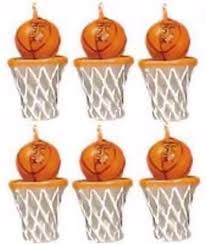Basketball & Hoops Party Candles