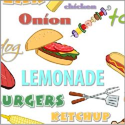 Backyard Barbecue Beverage Napkins