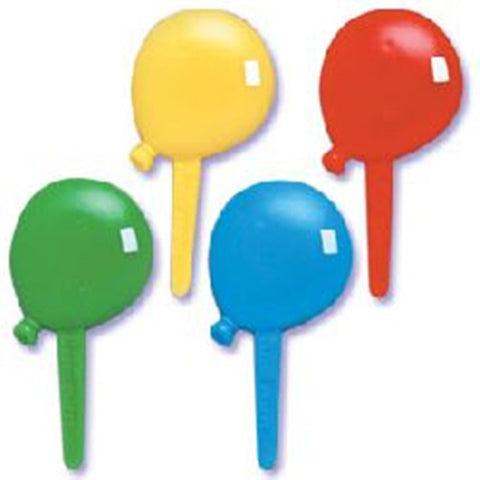12 Puffy Balloon Cupcake Picks