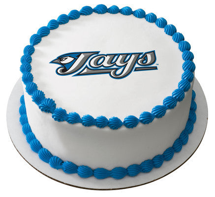 MLB Toronto Blue Jays Logo Edible Icing Sheet Cake Decor Topper
