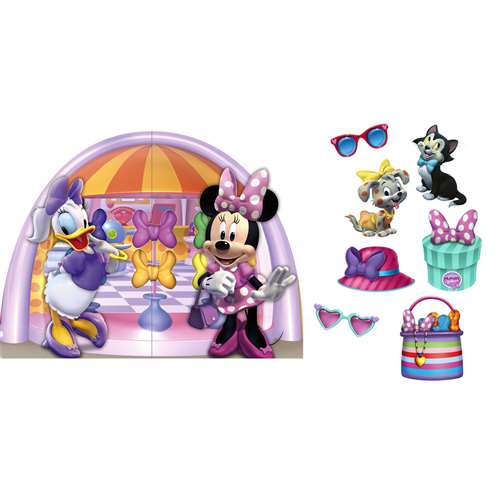 Minnie Mouse Bow-tique Dream Party Backdrop & Props Kit