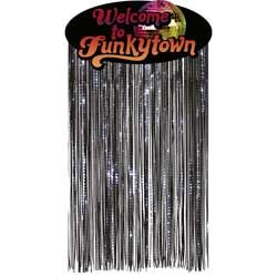 Disco Fever Walk-Through Doorway Curtain Door Fringe Hanging Banner