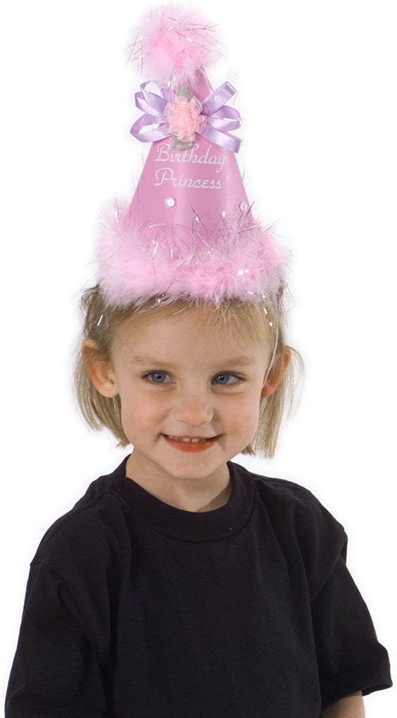 Fancy Birthday Princess Cone Hat with Bow by Elope