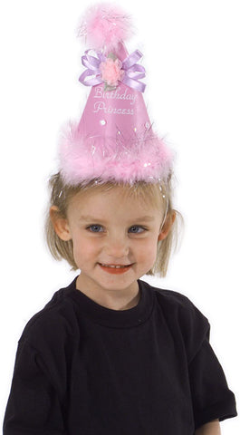 Fancy Birthday Princess Cone Hat with Bow by Elope